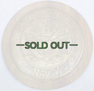 画像1: 米軍放出木製プレート　NAVY02　中古良品