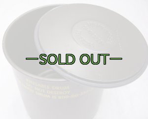 画像2: 軍用缶　直径約23×高さ約24cm　1981年