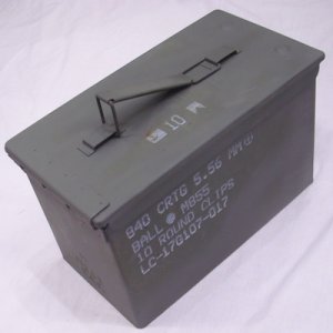 画像2: アーモボックス　M型　マーキング入り　5.56mm　白文字