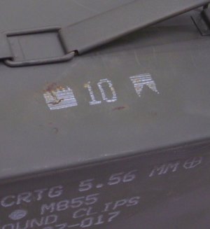 画像4: アーモボックス　M型　マーキング入り　5.56mm　白文字