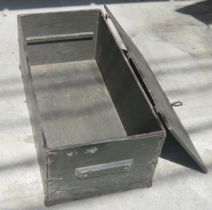 画像22: 軍用木箱　FOOT LOCKER　中古良品　60年代　NTA