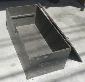 画像23: 軍用木箱　FOOT LOCKER　中古良品　60年代　NTA