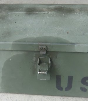 画像15: 軍用ボックス　USMC　スチール　約95×16×22cm　中古良品