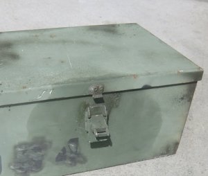 画像14: 軍用ボックス　USMC　スチール　約95×16×22cm　中古良品