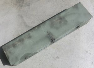 画像2: 軍用ボックス　USMC　スチール　約95×16×22cm　中古良品