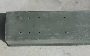 画像8: 軍用ボックス　USMC　スチール　約95×16×22cm　中古良品