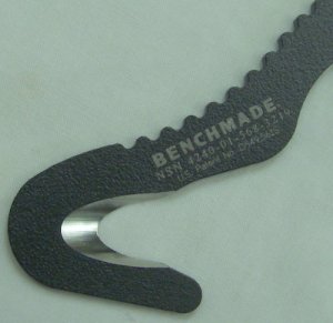 画像4: レスキューフック　カッター　ベンチメイド　黒　ポーチ付A