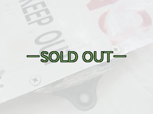 画像9: クリップボード　アルミ　WARNINGプレート　立ち入り禁止　中古良品