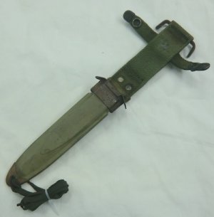 画像1: M8A1スキャバード　M7銃剣のサヤ　中古良品