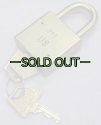 軍用パドロック　US刻印　AMERICAN LOCK