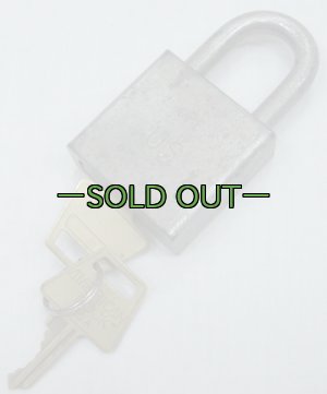 画像1: 軍用パドロック　US刻印　AMERICAN LOCK　中古良品