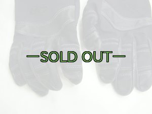 画像2: OR　レザー＆化繊グローブ　黒　ラベルなし