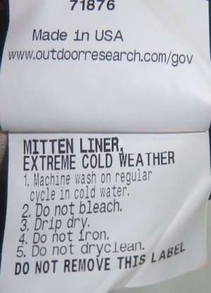 画像6: ORミトンライナー　黒