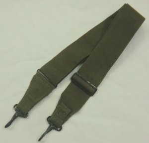 画像1: 汎用ストラップ　コットン　50〜60年代　スチール