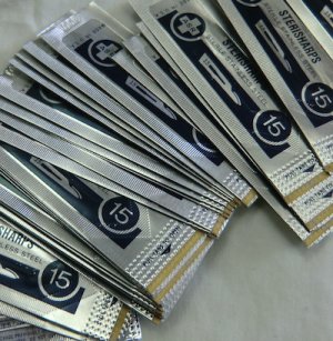 画像2: サージカルメス用ブレード　70年代　未使用