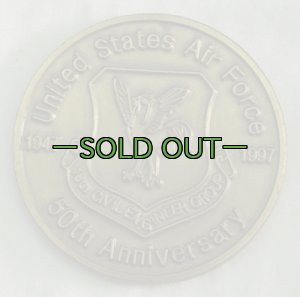 画像1: チャレンジコインUSAF 50th Anniversary Civil Engineer