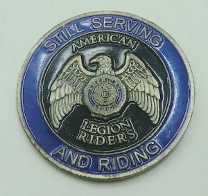 画像1: チャレンジコインAMERICAN LEGION RIDERS