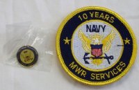 NAVY　MWR　10YEARS　ピンズ