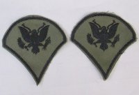 ARMY　特技兵 　階級　左右セット　パッチ　60年代