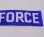 画像3: AIR FORCEテープ　タブ　パッチ　ブルー　70〜80年代　つや有り (3)