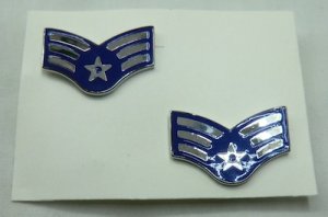 画像1: AF階級章　伍長　左右セット　ピンズ