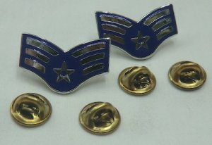 画像3: AF階級章　伍長　左右セット　ピンズ