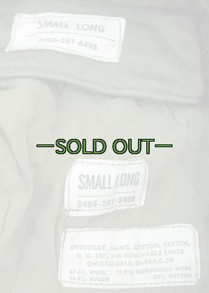 画像3: M1950オーバーコート　S-ロング　中古上　50年代