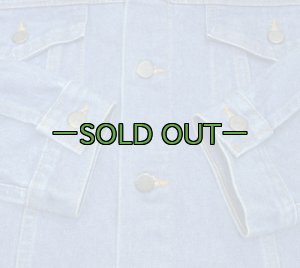 画像8: レザーデニムジャケット　Lサイズ　MCエンボス加工　中古上