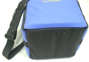 画像5: 青ナイロンショルダーバッグ　クッションパッド入り