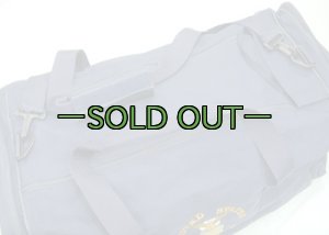 画像6: AF刺繍ボストンバッグ　紺色　パッチ付　中古良品