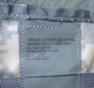 画像4: ACUラジオポーチ　メインパック用　MOLLEショルダーストラップ付き