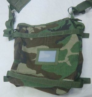 画像6: ウッドランド　ラジオポーチ　メインパック用　MOLLEショルダーストラップ付き