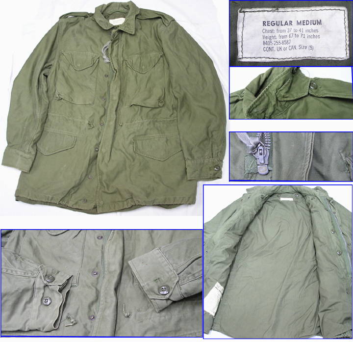M51フィールドジャケット OD M-レギュラー 50年代 中古良品 - いは軍払い下げ品店