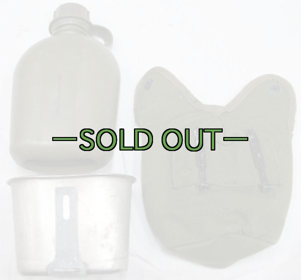 画像2: 1QT水筒セット　60年代　コットンカバー (2)