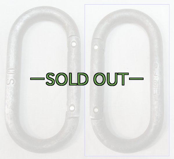 画像1: カラビナ　スチール　70年 (1)