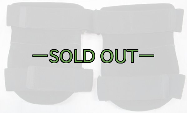 画像2: ニーパッド　HELL STORM　黒 (2)