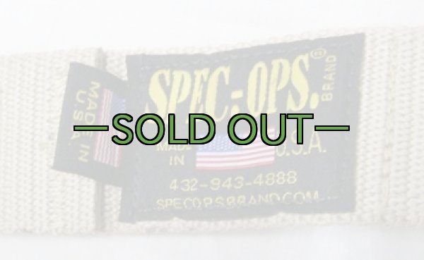 画像2: CQBベルト　SPEC-OPS　タン　黒ラベル (2)