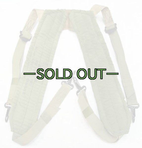 画像2: H型サスペンダー　ナイロン　リペアあり (2)