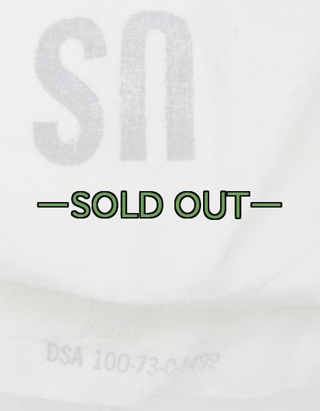 画像2: 軍用ベッド シーツ 白 70年代 (2)