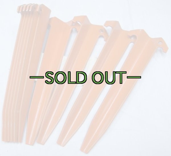 画像3: 軍用オレンジ　テントペグ　23cm (3)