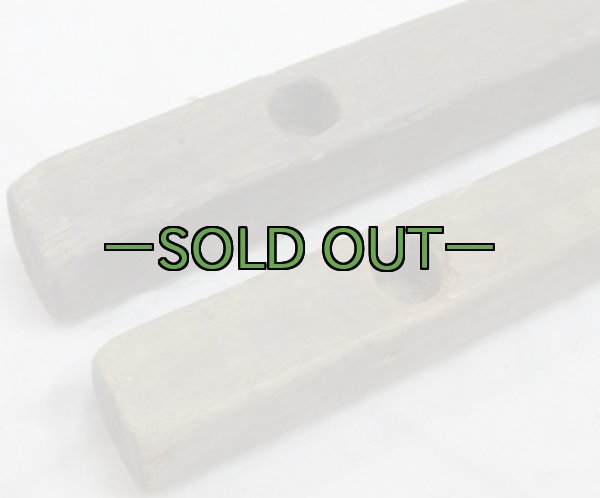 画像3: 軍用木製コット用 横棒2本セット (3)