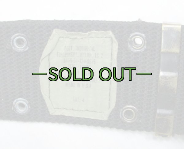 画像3: LC-2 ピストルベルト　ナイロン　黒 (3)