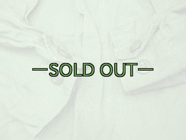 画像2: ファティーグ上着　XL-レギュラー　中古上　60年代 (2)