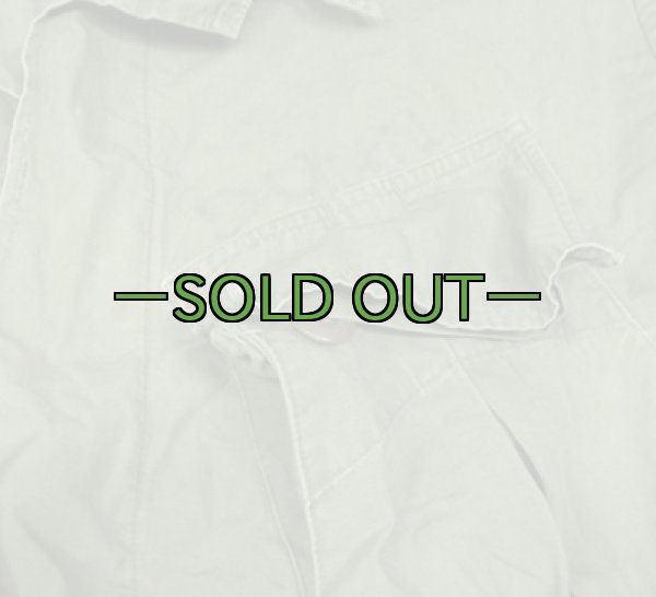 画像2: ファティーグ上着　S-ロング　中古良品　67年　ノンリップ (2)