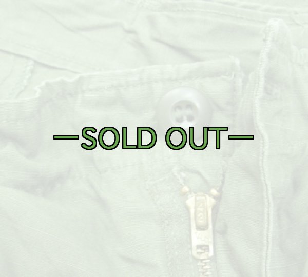 画像4: ファティーグパンツ　OD　リップストップ　69年 (4)