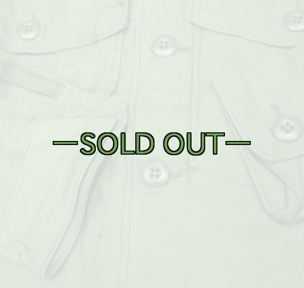 画像3: ユーティリティ シャツ　コットン　13-1/2×32　未使用　67年 (3)