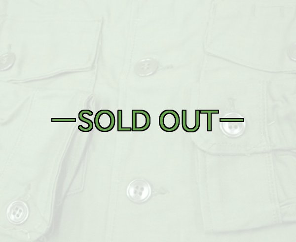 画像3: ユーティリティ シャツ　コットン　13-1/2×32　未使用　平ボタン (3)