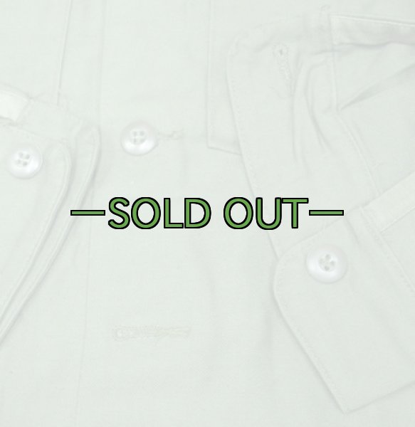 画像2: ユーティリティ シャツ　コットン　15-1/2×31　未使用　75年 (2)