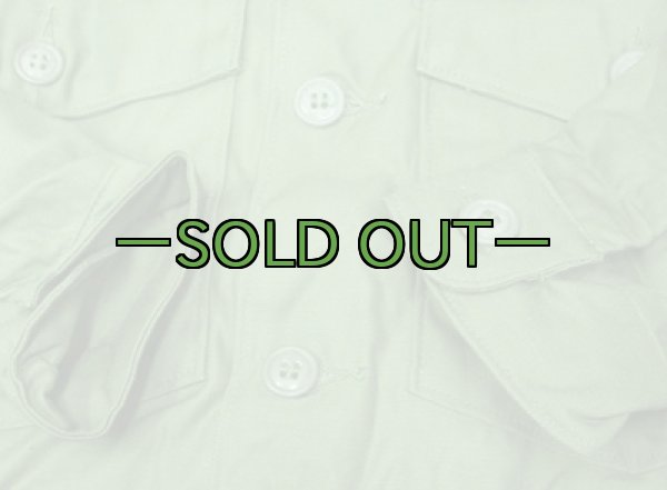 画像2: ユーティリティ シャツ　コットン　14-1/2×31　未使用　平ボタン (2)