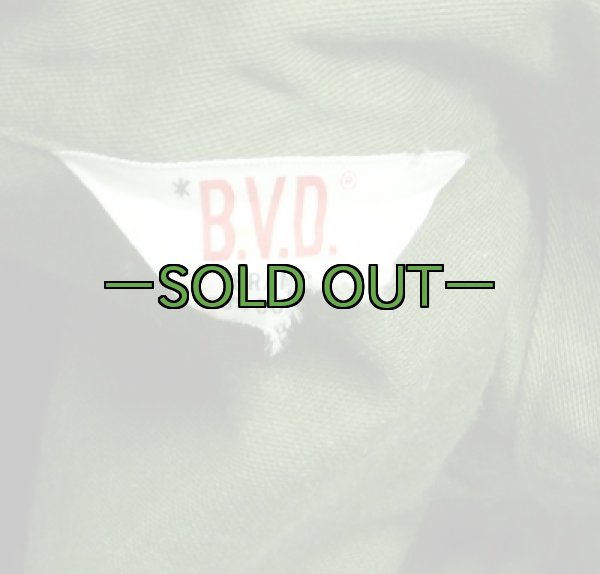 画像4: ユーティリティ シャツ　コットン　Lサイズ　中古上　BVD (4)